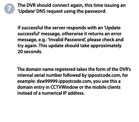 Dynamic DNS  step 7